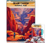 Grand Canyon Majesty Jigsaw Puzzles for Teenagers,for Educational Game Challenge Toy for Is Ideal As A Gift for The Whole Family 75x50cm