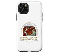 Grand Canyon National Park Arizona USA Retro Hiking Trails Case for iPhone 11 Pro