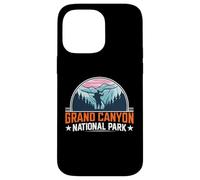 Grand Canyon National Park Blue Badge Sunset Hiker Case for iPhone 14 Pro Max