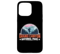Grand Canyon National Park Blue Badge Sunset Hiker Case for iPhone 15 Pro Max
