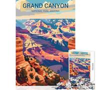 Grand Canyon National Park Teenager Jigsaw Puzzles 1000 Pieces Enhance Mindful Thinking And Focus Relaxing Stress Relief Game (50x75cm)