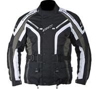 Grand Canyon One Way Motorcycle Textile Jacket, black/grey/white, size S