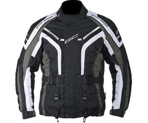 Grand Canyon One Way Motorcycle Textile Jacket, black-grey-white, size S for Men