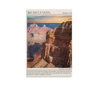 Grand Canyon Poster Decorative Painting Canvas Wall Art Living Room Poster Bedroom Painting Wall Art Picture Print Modern Family Room Decor 08 x 12 Inches (20 x 30 cm)