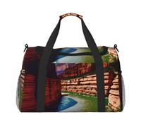 Grand Canyon Print Ample Space Travel Duffle Bag Stylish with Waterproof Zipper for Airplane Gym