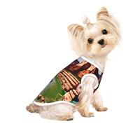Grand Canyon Print Breathable Dog Cat Shirt, Sleeveless Vest, Soft Tank Top For Small Pets