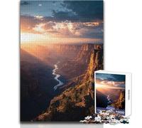 Grand Canyon Sunset Puzzles for Teenagers 1000 Pieces Problem Solving Educational Fun Wonderful Thoughtful Present Option Size 38x52cm