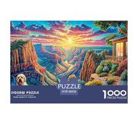 Grand Canyon USA 1000 Piece Jigsaw Puzzle for Adults - A Great Gift Idea for Men & Women, Challenging Wall Art for Home Decoration 38x26cm/1000pcs