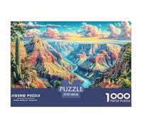 Grand Canyon USA 1000 Piece Jigsaw Puzzle for Adults - A Great Gift Idea for Men & Women, Challenging Wall Art for Home Decoration 38x26cm/1000pcs