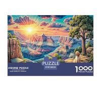 Grand Canyon USA 1000 Piece Jigsaw Puzzle for Adults - A Great Gift Idea for Men & Women, Challenging Wall Art for Home Decoration 38x26cm/1000pcs