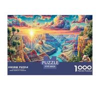 Grand Canyon USA 1000 Piece Jigsaw Puzzle for Adults - A Great Gift Idea for Men & Women, Challenging Wall Art for Home Decoration 38x26cm/1000pcs