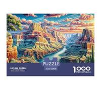 Grand Canyon USA 1000 Piece Jigsaw Puzzle for All Ages - Eco-Friendly Recycled Paper, A Great Gift Idea And Home Decoration Project 52x38cm/1000pcs