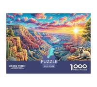 Grand Canyon USA 1000 Piece Puzzle for Adults - Challenging Jigsaw for Mindfulness & Wall Art, Premium Quality with Detailed Art Print 52x38cm/1000pcs