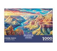 Grand Canyon USA 1000 Piece Puzzle for Adults - Challenging Jigsaw for Mindfulness & Wall Art, Premium Quality with Detailed Art Print 38x26cm/1000pcs