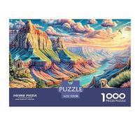 Grand Canyon USA Jigsaw Puzzle 1000 Piece, Impossible Puzzle, Family Activity Puzzles, Challenging Toy for Adults And Kids 52x38cm/1000pcs
