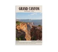 Grand Canyon Vintage Poster Decorative Painting Canvas Wall Art Living Room Poster Bedroom Painting Wall Art Picture Print Modern Family Room Decor 08 x 12 Inches (20 x 30 cm)
