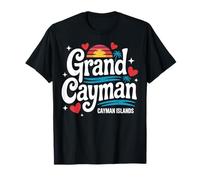 Grand Cayman Tropical Beach Vacation Sunset Cayman Islands T-Shirt