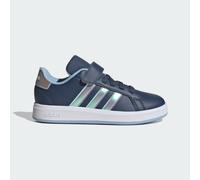 adidas Unisex Kids Grand Court 2.0 Shoes Kids Tennis Shoes, Preloved Ink FTWR White Clear Sky, 2.5 UK Child