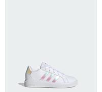 adidas Unisex Kids Grand Court Lifestyle Lace Tennis Shoes, Cloud White / Iridescent / Cloud White, 13 UK Child