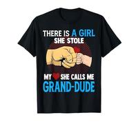 Grand Dude Fathers Day From Wife & Daughter Stole My Heart T-Shirt