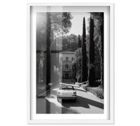 Grand Entrance Shadowbox Print Glam Wall Art by Notoriart, White Frame, 20 x 30