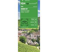 IGN Map - Grand Est: Massif des Vosges, Alsace & Lorraine (05) - 1:250000 - TOP Tourisme 250