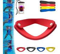 Grand Floats Float-N-Fold Water Recliner Chair - 3-in-1 Foldable Non-Inflatable Foam Pool Float Chair for Adults, Beach Lounger & Floating Hammock (Red)