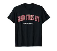 Grand Forks AFB North Dakota College University Style T-Shirt
