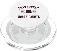 Grand Forks North Dakota Est. 1870 PopSockets PopGrip for MagSafe