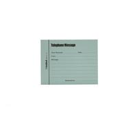 Exacompta Guildhall Telephone Message Pad 100 Sheet Blue (5 Pack)