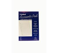 Grand Hall Guildhall Accounts Pad, A4 298 X 210mm, 60 Sheets 70Gsm, 8 Cash Columns, 41 Feint Lines, 4 Holes For Filing, Fsc-Certified - White
