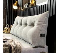 Grand Headboard Pillow Comfortable Reading Cushion Backrest rt for Sofa Removable Cover Soft Bed Cushion Ideal for Relaxation 80x50x20cm Perfect for Bedroom & Living Room (D 120 * 50 * 20cm)