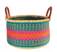 Grand Illusions Round Basket with Handles Afia - MEDIUM