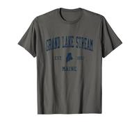 Grand Lake Stream ME Vintage Athletic Sports JSN1 T-Shirt