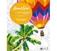Grand livre coloriage par numéros - Voyage