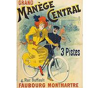Grand Manege Central Cycles Paris Advert Unframed Wall Art Print Poster Home Decor Premium