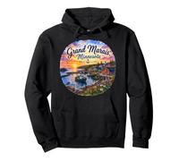 Grand Marais, MN Minnesota, USA, Great Lakes, Lake Superior Pullover Hoodie