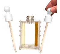GRAND MERCHANT Fryer Oil Test Kit, Two Color Visual Guide With Glass Dropper, Restaurant Food Service Clear Frying Oil Testing & Monitoring Indicator Professional Tool (Restaurant Usage, Continuous