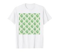 Grand Millennial Aesthetic Green Ginger Jar Pattern Value Graphic T-Shirt, Men, White, XL
