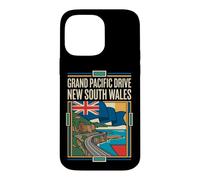 Grand Pacific Drive Australia Flag Coastal Highway Vintage A Case for iPhone 14 Pro Max
