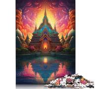 Grand Palace of Thailand14 Puzzle Fun Premium Cardboard Jigsaw Puzzle for Boy Or Girl 1000pcs (38x26cm)