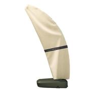 Grand Patio Deluxe Patio Umbrella Cover for 10×13 FT Offset Umbrella with Curved Cantilever and Straight Pole, Waterproof Cantilever Umbrella Cover with Zipper, Weather-resistant, Beige