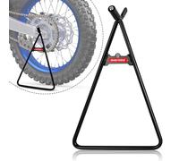 GRAND PITSTOP Motorcycle & Powersports Maintainence Stand Dirt Bike Triangle Stand Motorcycle Stand Kickstand for 80-500cc Dirtbike Supermoto Motocross - Black