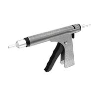 GRAND PITSTOP Tubeless Tire Gun Puncture Repair Kit with Mushroom Plug for Tyre Punctures and Flats on Cars, Motorcycles, ATV, Trucks & Tractors (Gun Puncture kit 15 Plugs, Antic Silver)