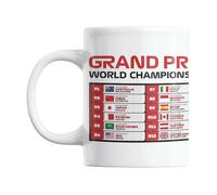 Grand Prix 2025 Season Racing Calendar Mug - Grand Prix Calendar 2025 Formula 1 - Grand Prix Gifts for Men and Women - Gift Ideas him & her - Coffee and Tea Mug