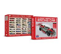 Grand Prix Car Metal Construction Set & 1000-Piece Jigsaw Puzzle Bundle