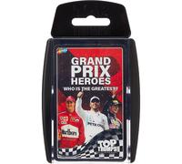Top Trumps Grand Prix Heroes Classic Card Game, learn facts about racing drivers including Sebastian Vettel, Lewis Hamilton and Daniel Ricciardo, gift and toy for boys and girls aged 6 plus