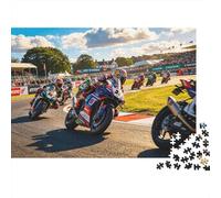 Grand Prix Jigsaw Puzzles 1000 Pieces Recycled Motor Race Senior Puzzles Party Game Props Great Gift Idea for Family And Friends Birthdays 38x26cm/1000pcs