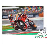 Grand Prix Puzzles for Elderly 1000 Piece Recyclable Motorcycle Race Jigsaw Puzzles Puzzle Game Props Impossible Hard Difficult Challenging Activity 52x38cm/1000pcs