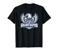 Grand Rapids Michigan Flag Eagle Shield Hometown Pride T-Shirt